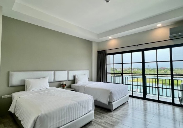 ESC Park Hotel exterior - on-site loft-modern hotel at ESC Thai Wake Park, Khlong Luang