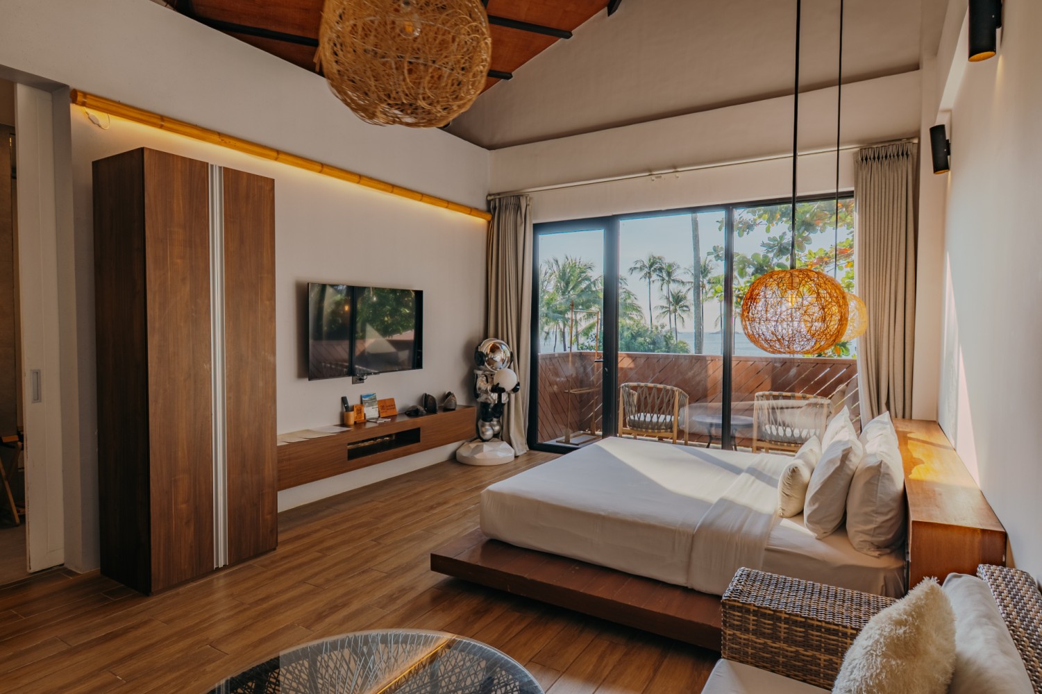 Private Ocean View Room at Nacpan Beach Resort