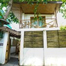 Serenity hotel facade.